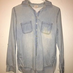 Jean button down